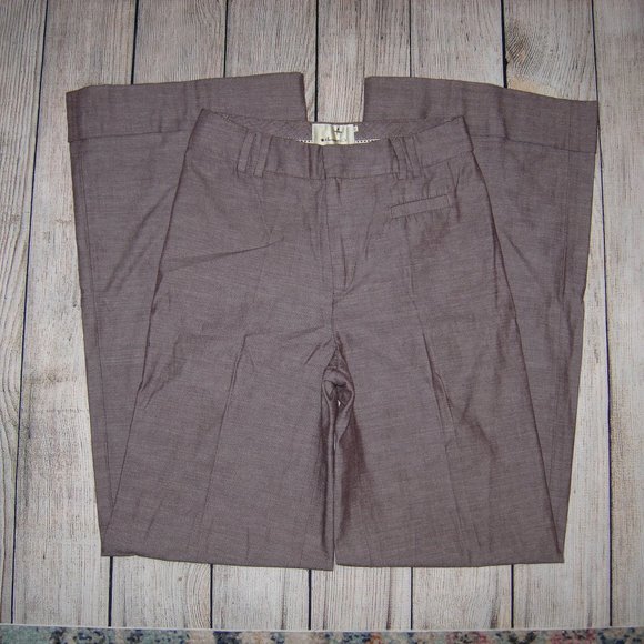 Elevenses Brown Wide Leg High Waist Pants Trousers 0 - Picture 4 of 8